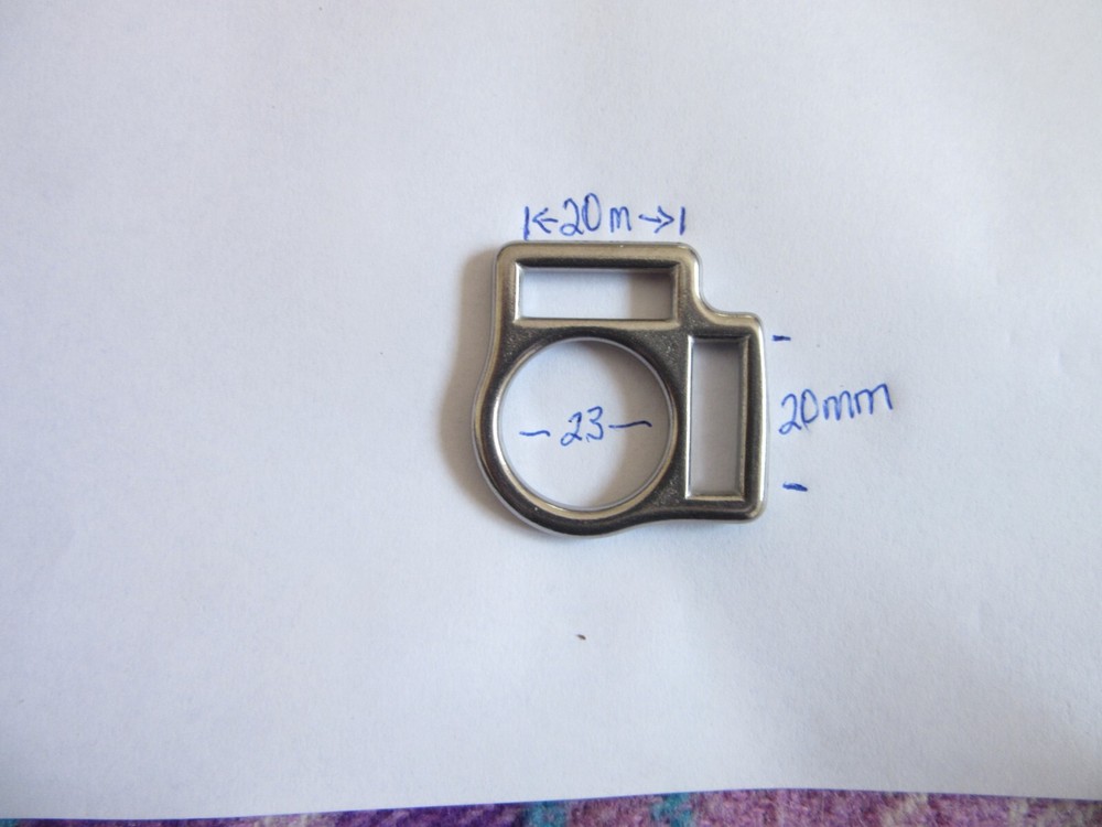 *** Pair (2) Silver halter plates squares hardware
