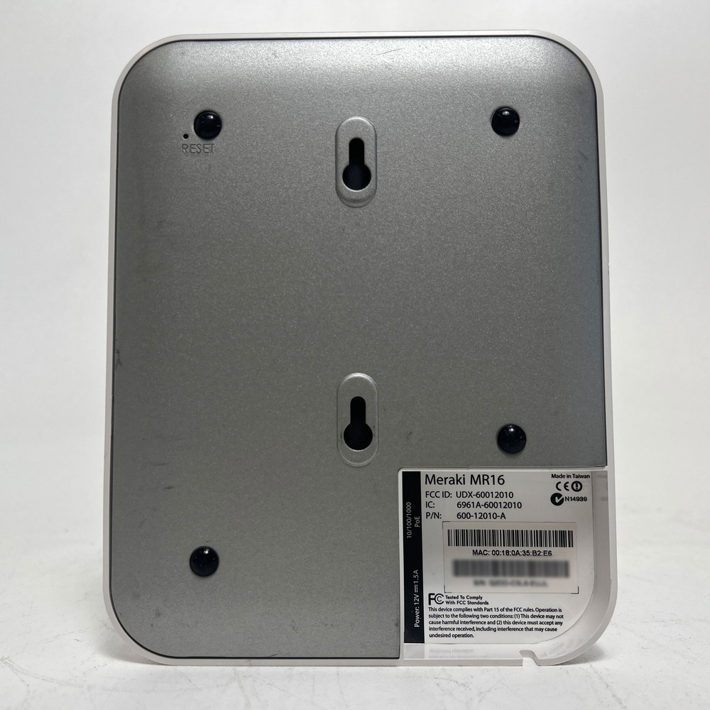 Cisco Meraki MR16 Wireless Access Point UNCLAIMED