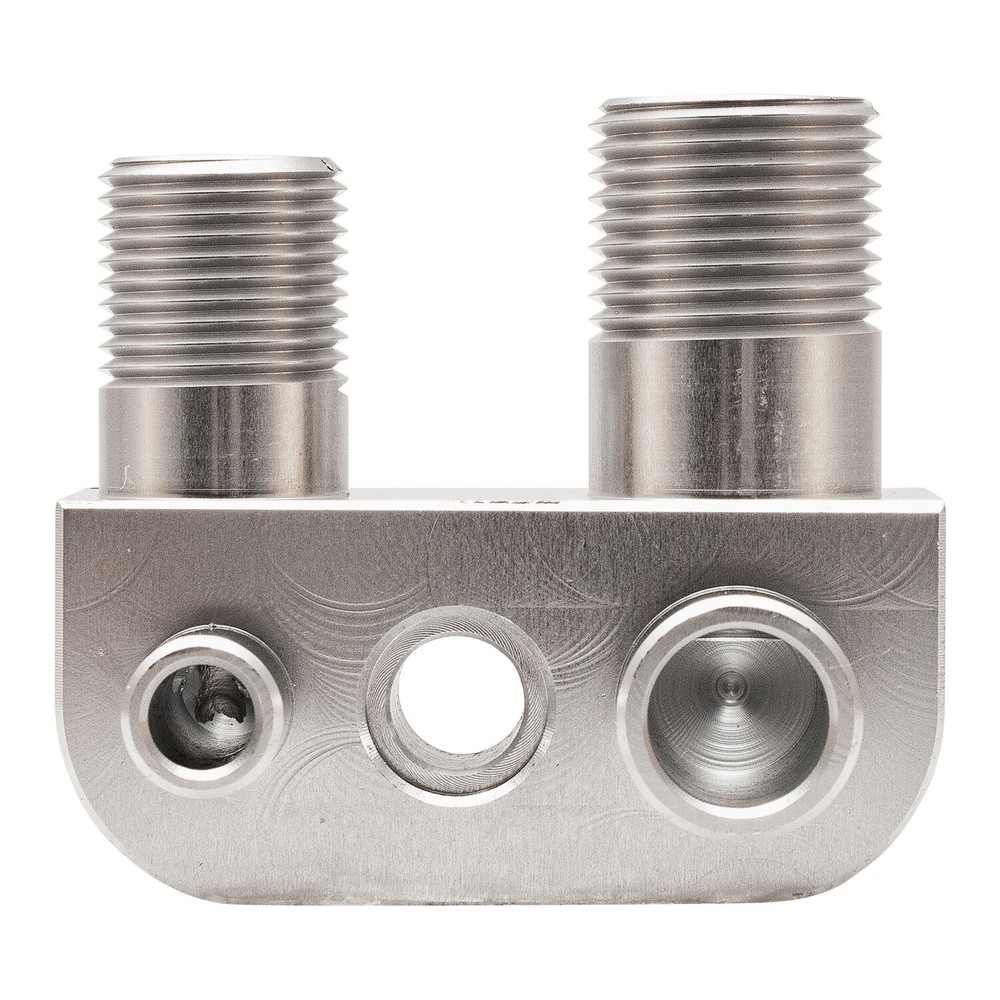 Adapter Fitting For LSX LS3 Engine Swap Conversion AC Line Compressor ALLOYWORKS