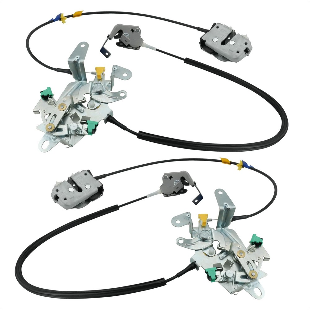 Blycorul Rear Door Latch Assembly and Cable, Compatible with Left & Right