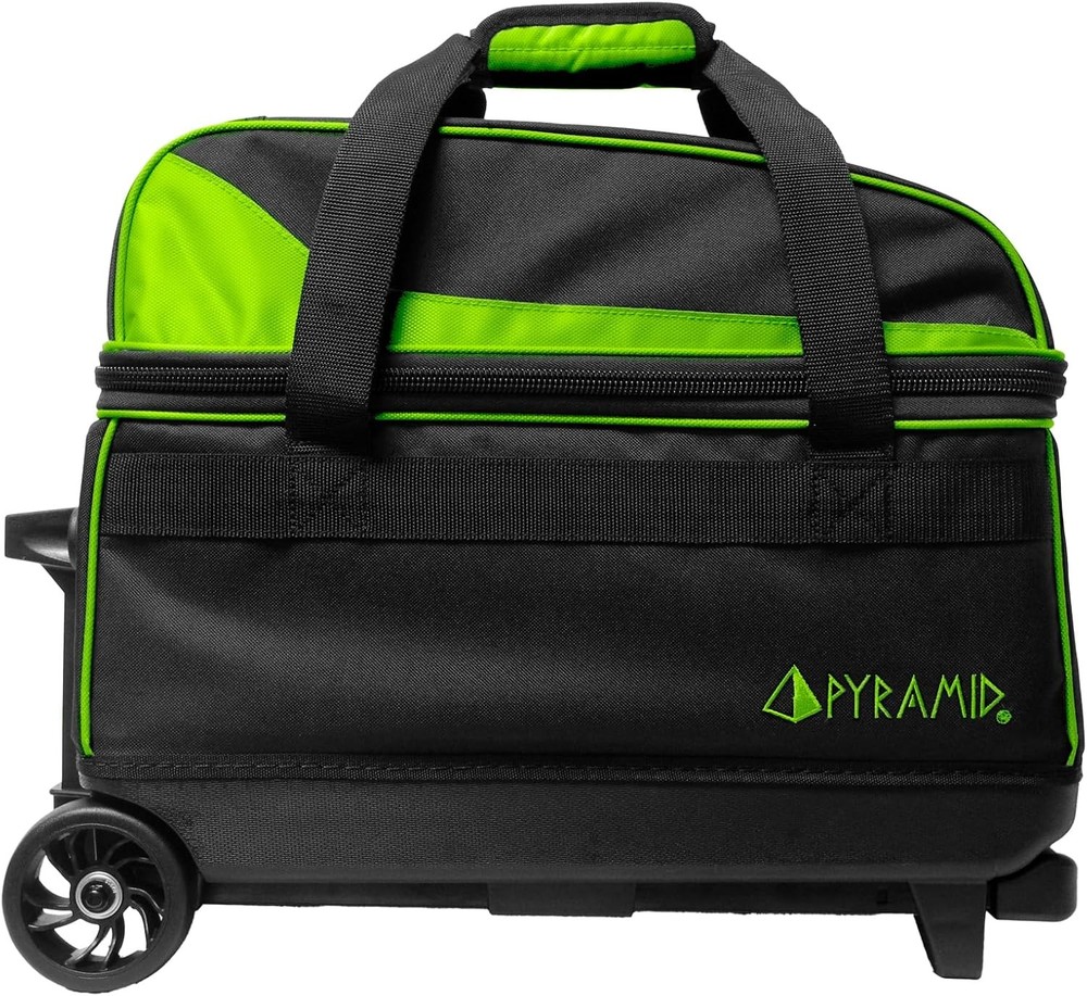 Double Roller 2 Ball Bowling Bag W/ Large Separate Compartment Bowling
