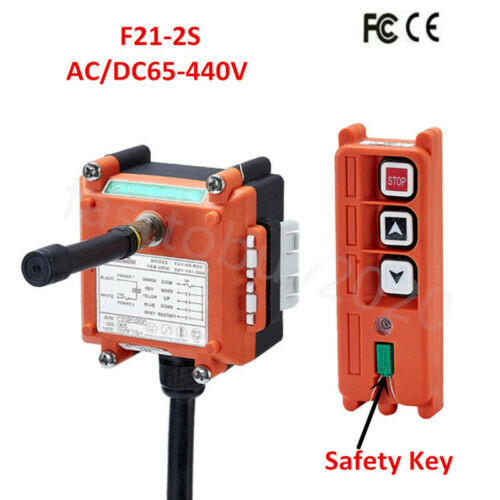 Two Button Wireless Industrial Radio Remote Control Transmitter Receiver 440V