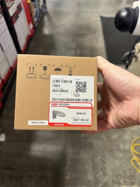 WM110 : HikVision - Indoor Wall Mount for Mini Domes