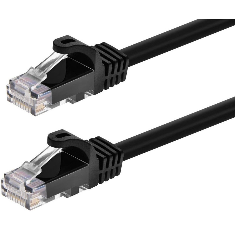 Monoprice Cat5e 10ft Black Patch Cable (Black)