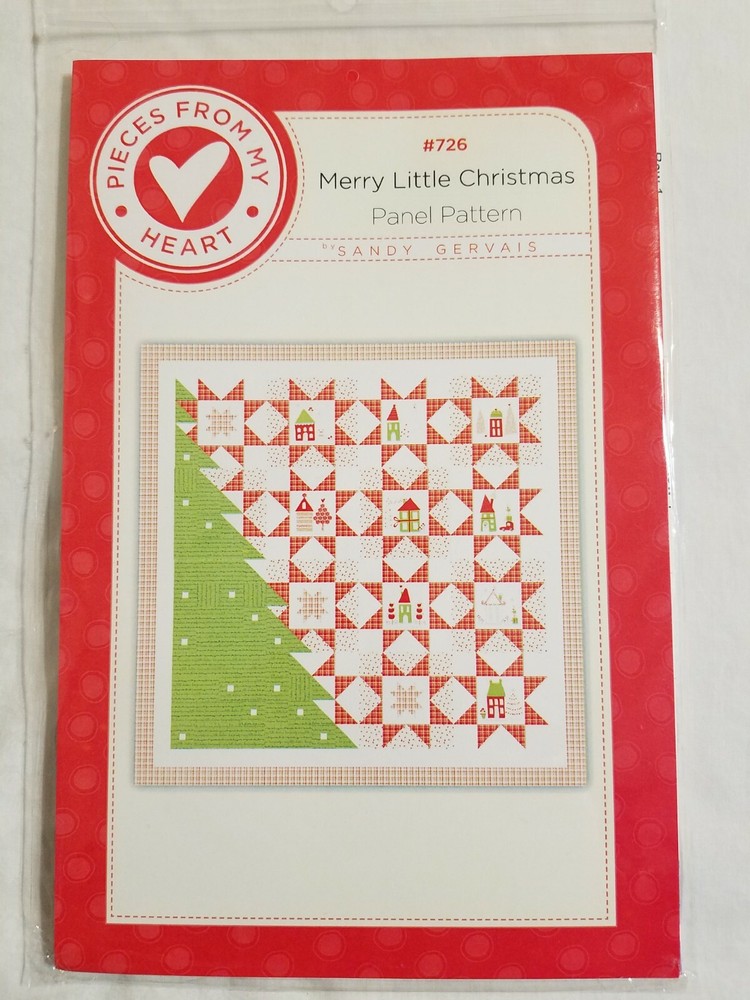 "Merry Little Christmas" Panel Pattern by Sandy Gervais
