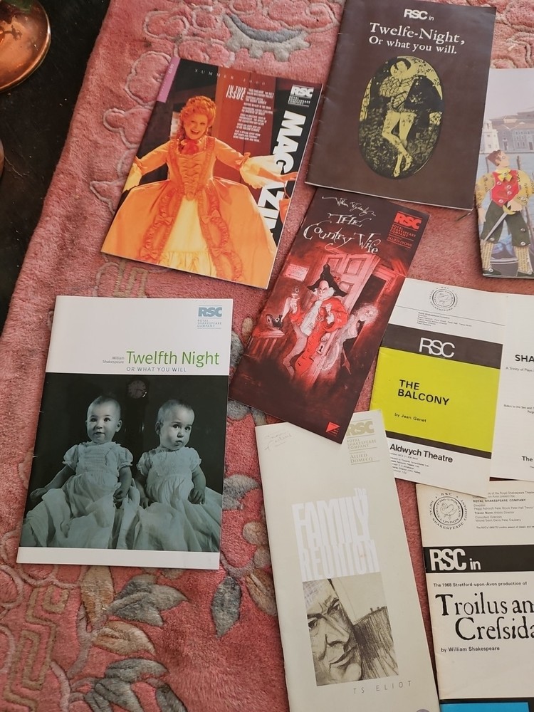 17 Royal Shakespeare Company Theatre Programmes
