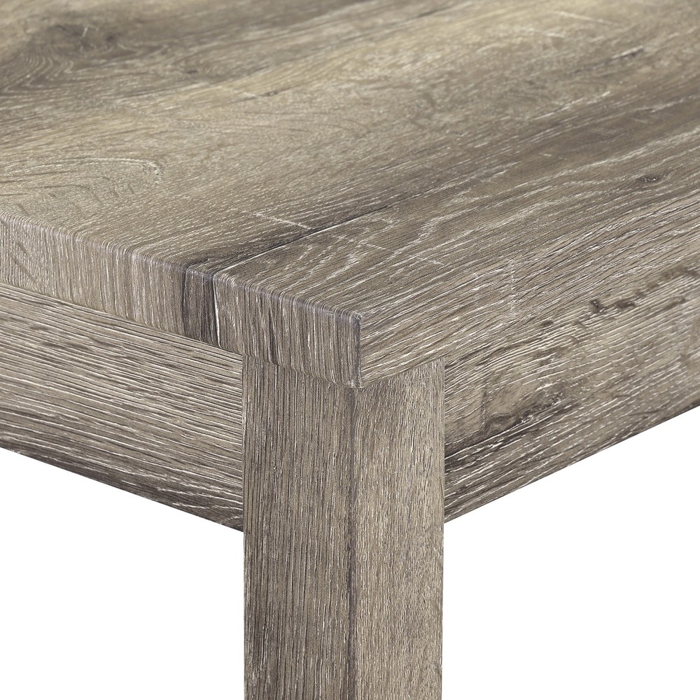 5 Piece Dining Table Set Square Wooden Table w/ 4 Upholstered Saddle Stools