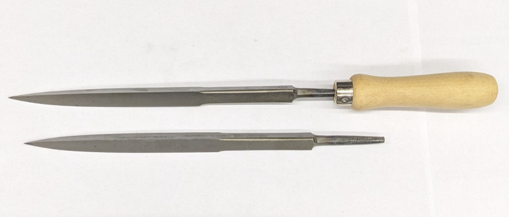 Collar Brand Three-Square Machinist's Triangular Scraper 4-3/4" Point - 3-Square