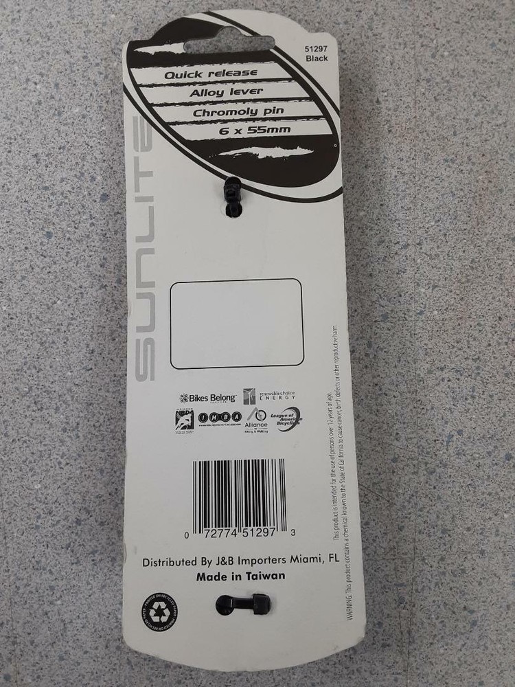 Sunlite Alloy Seat Quick Release 51297 New!!