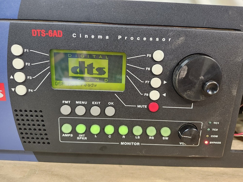 DTS Digital Theater Systems DTS-6AD Cinema Processor - Front Module ONLY