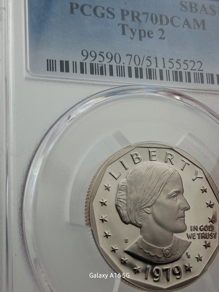 1979 S Susan B Anthony Dollar Type 2 PCGS PR70DCAM