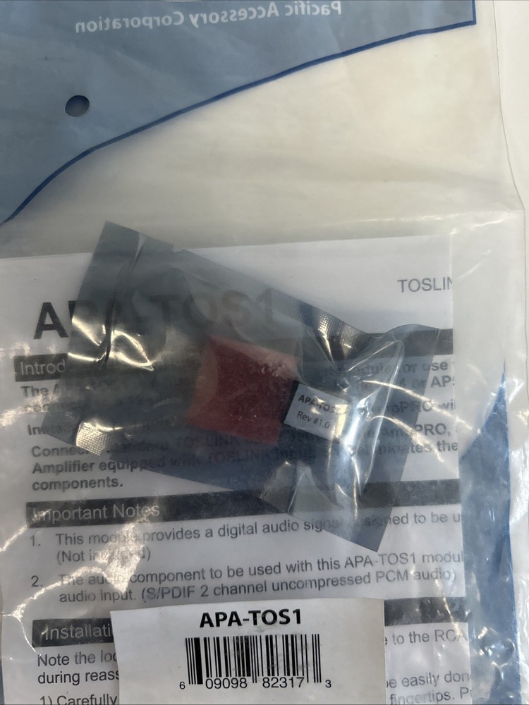 PAC Audio APA-TOS1