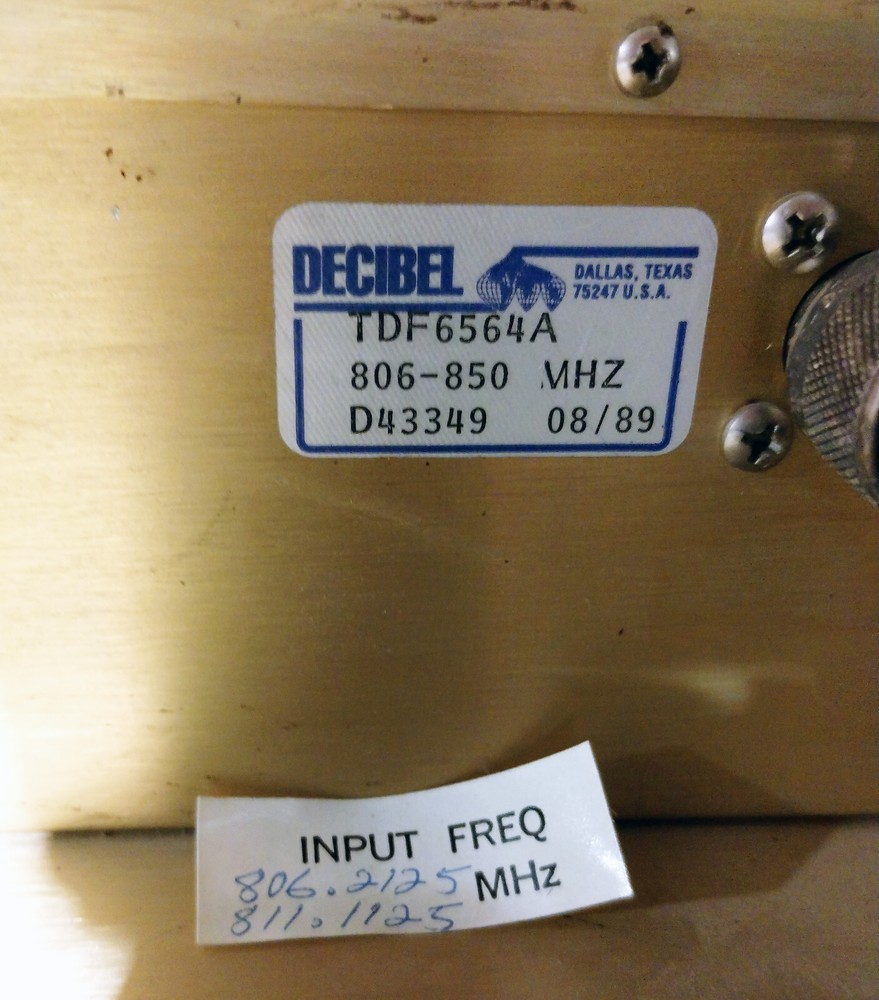 Decibel TDF6564A Communications Infrastructure Appliance