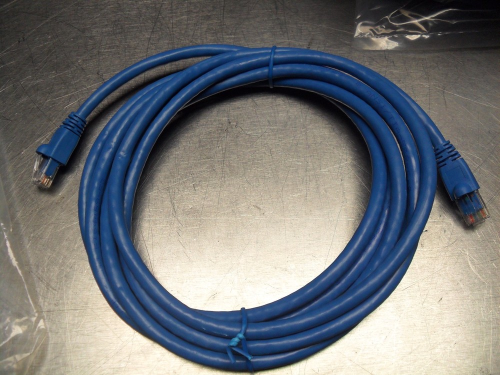 Ethernet Patch Cable 6A UTP BOOTED Stranded 568D copper wiring RJ45 / 10' long
