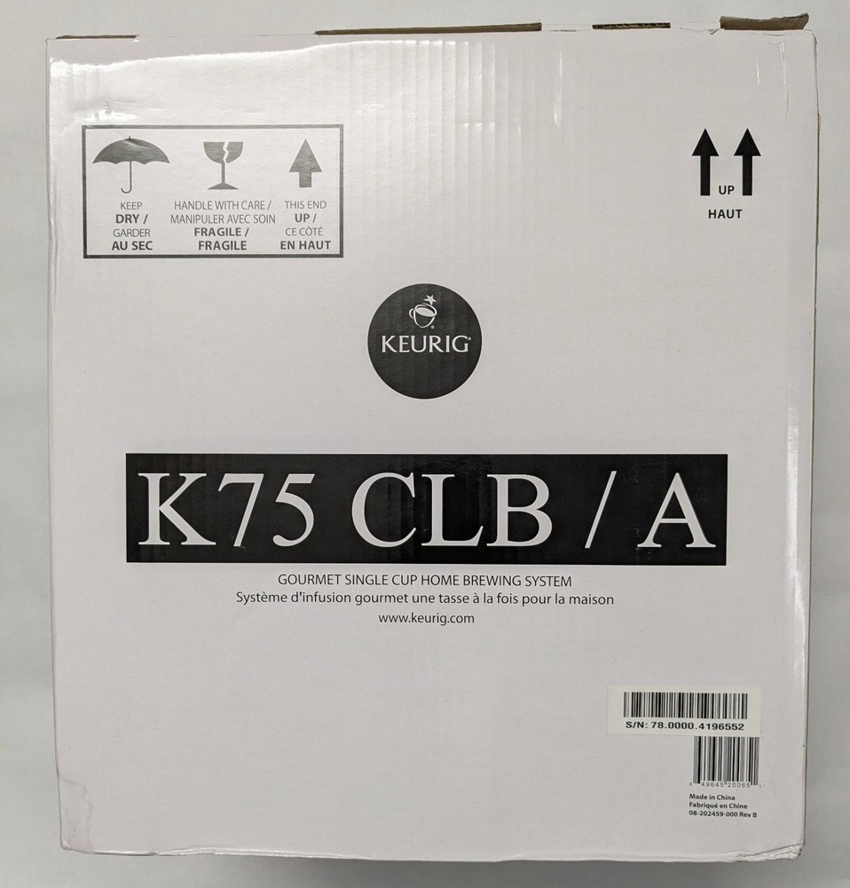 Keurig K75 Platinum Single-Cup Programmable Brewing System with Water Filter Kit