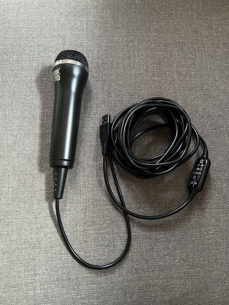 Guitar Hero Microphone USB Wired Pre-Owned, Tested and Working