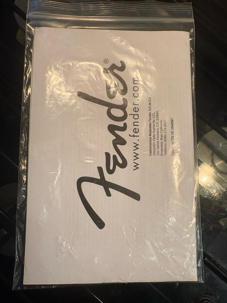 Fender Guitar Case Candy Manual Tags