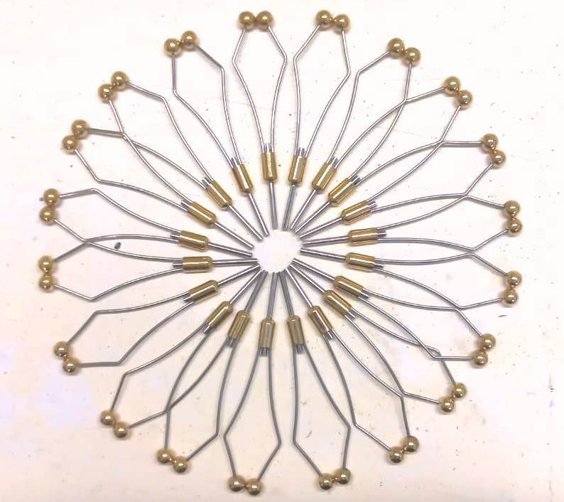 20 Pcs Bullet Head Bobbin thick pipe fly tying tools fly tying tools bobbins