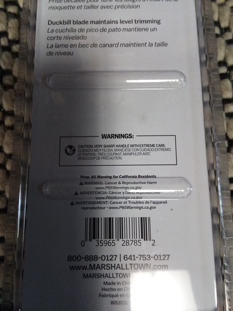 MarshallTown Duckbill Napping Shears Scissors New EDI-28785