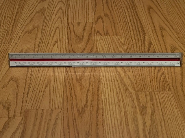 Pickett 235 E Engineers Triangle Scale Ruler