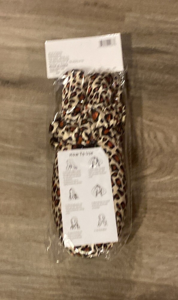 Heatless Curler Set Leopard Print Satin