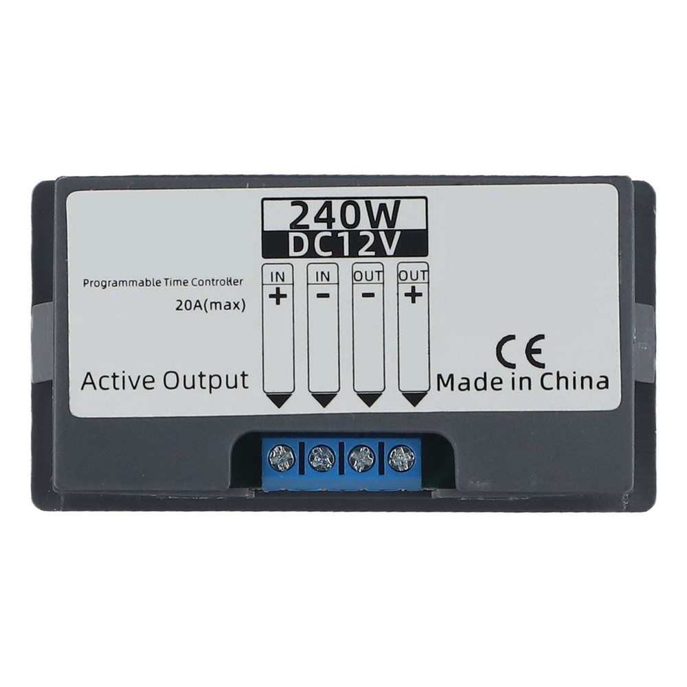 Digital Timer Relay Switch Module 12V DC Time Delay Control LED Display
