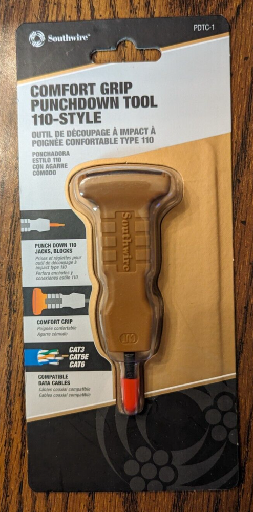 Southwire PDTC-1 Comfort Grip Punchdown Tool 110-Style