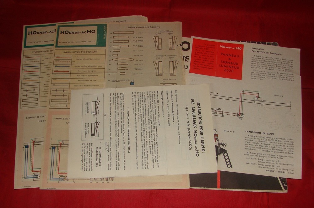 HO HO LAYOUT MAP BOOKLET + ELECTRIC TRAIN INSTRUCTIONS