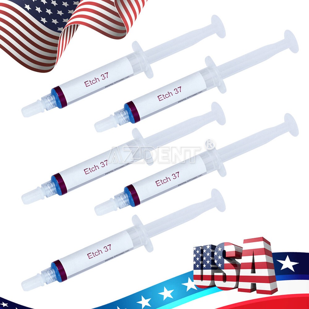 Dental Etching Gel 37% etchant for enamel & dentin 5ml/syringe
