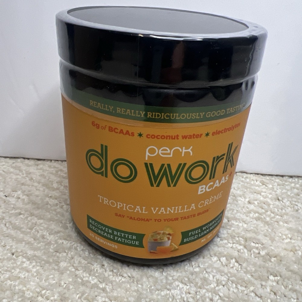Perk Do Work Tropical Vanilla Crème BCAAs