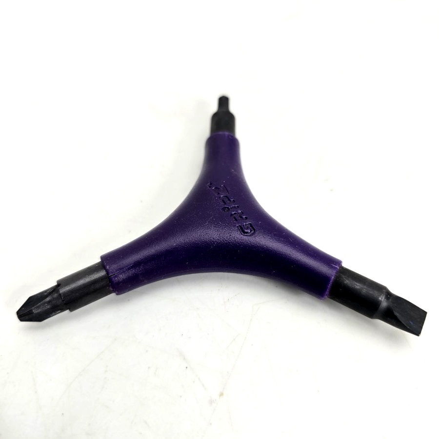 Gripz Inline Skate Tool 6 Tools 4 Mm Hex Rotate Wheels Remove Bearings 2 Screwdr