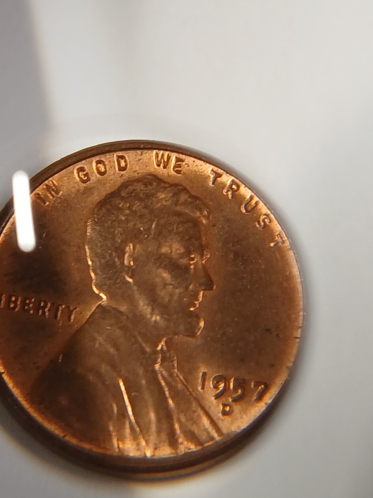 1957 D MINT MARK Penny LINCOLN CENT
