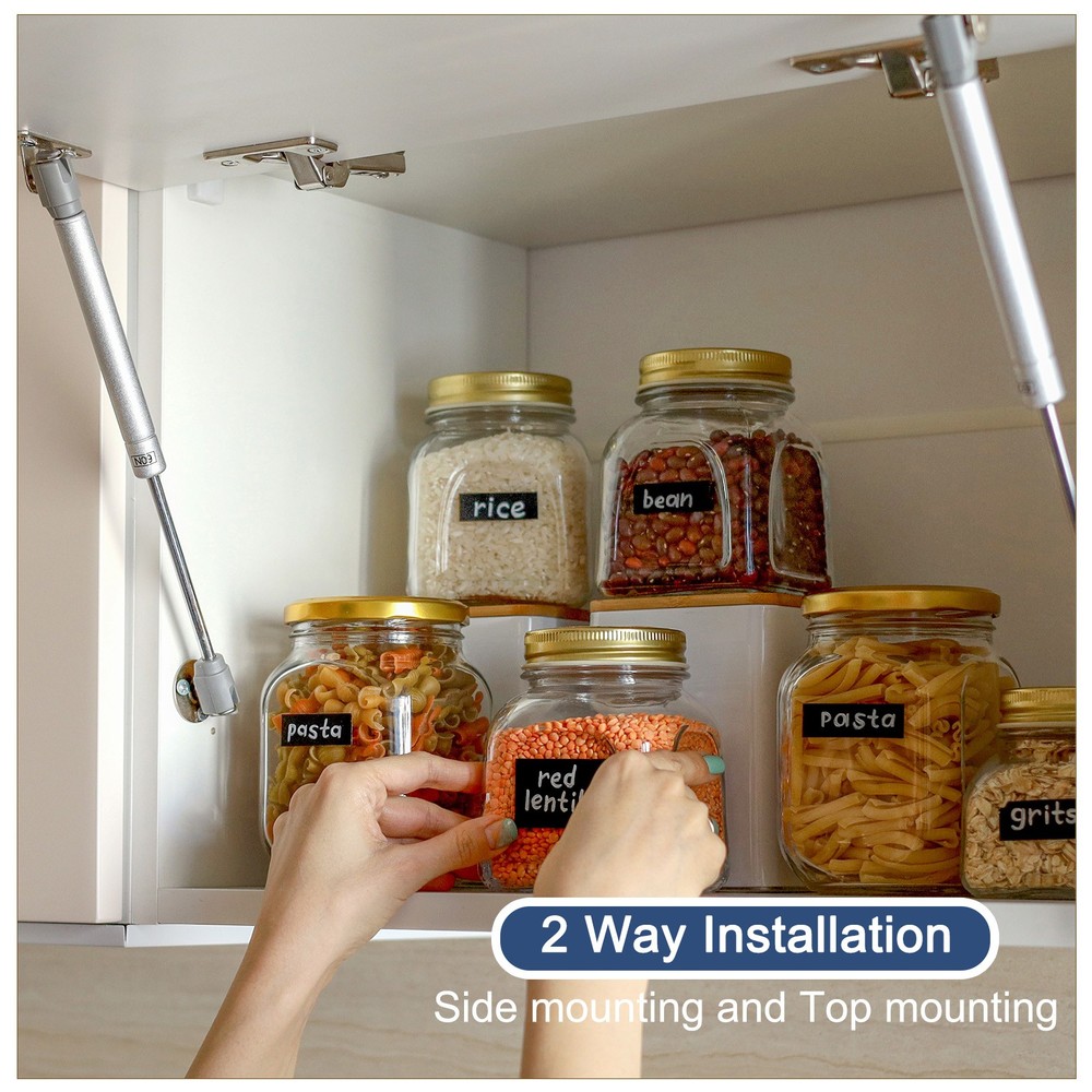 2pcs Slow Closed Zipper Support Lid Stay #2