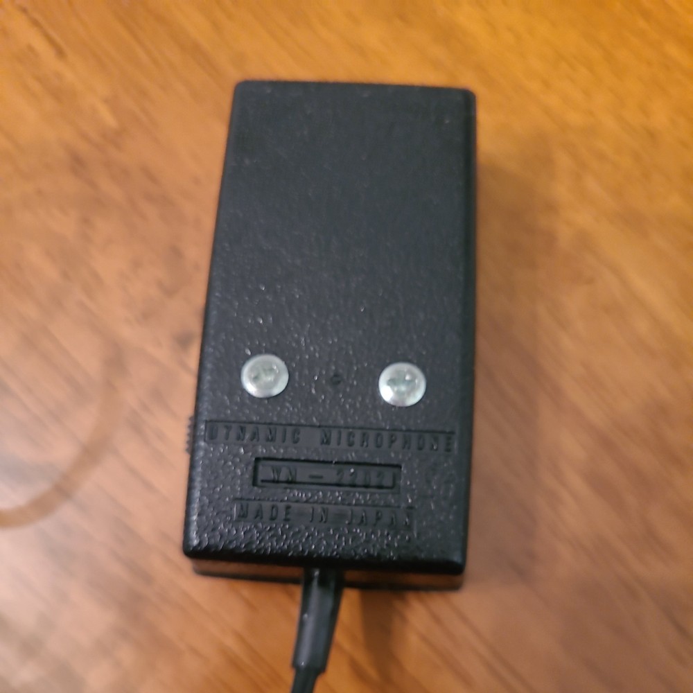 Panasonic Dynamic Microphone WM-2202 Made In Japan Black Untested