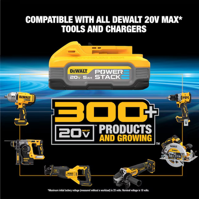 DEWALT POWERSTACK DCF840E1 20V MAX 1/4" BRUSHLESS CORDLESS IMPACT DRIVER KIT