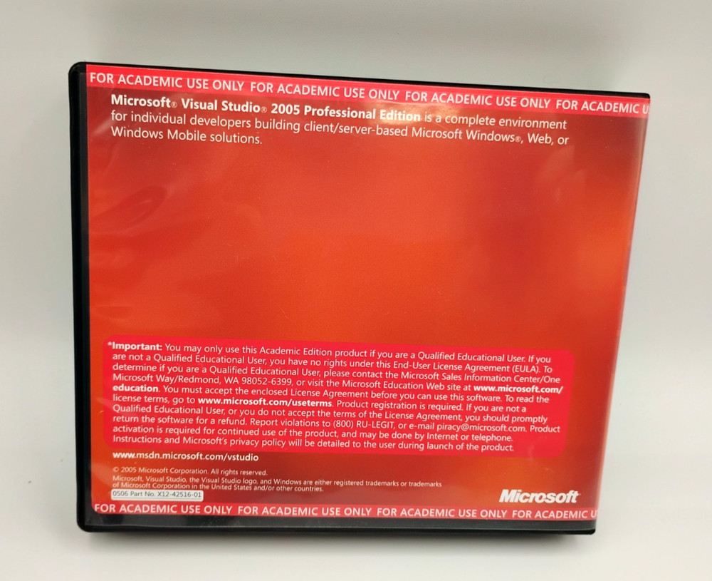 Microsoft Visual Studios Professionnal Edition w/ Key