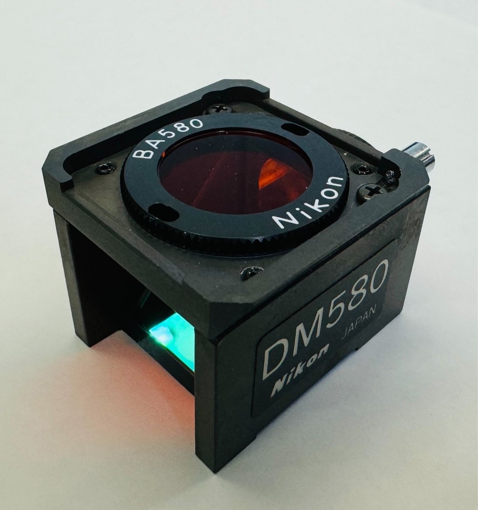 Nikon G-1A Microscope Fluorescence Filter Cube DM580 Green Longpass