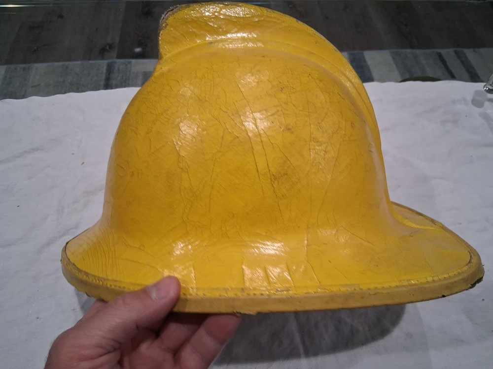 Vintage British Fire Helmet