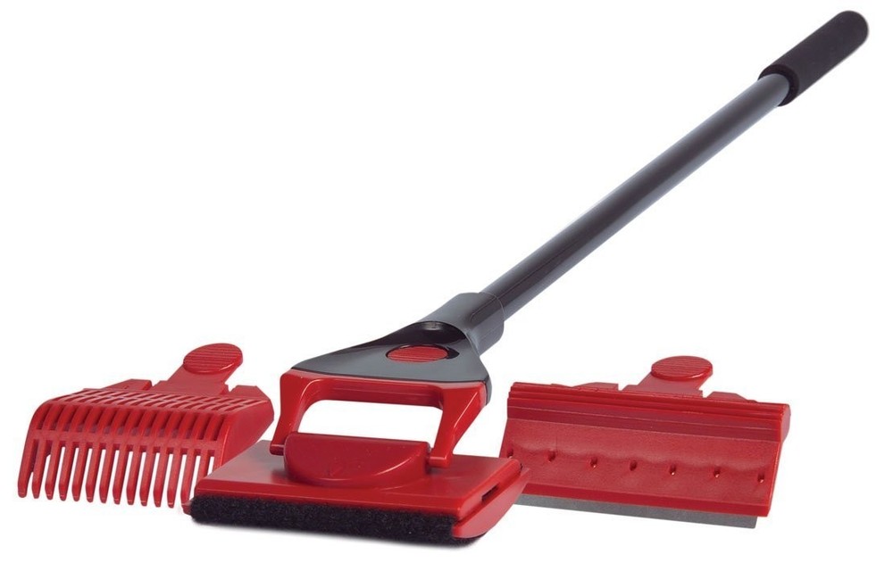 TOM Aquarium Maintenance Algae Scraper Multi Tool 14 inch Length