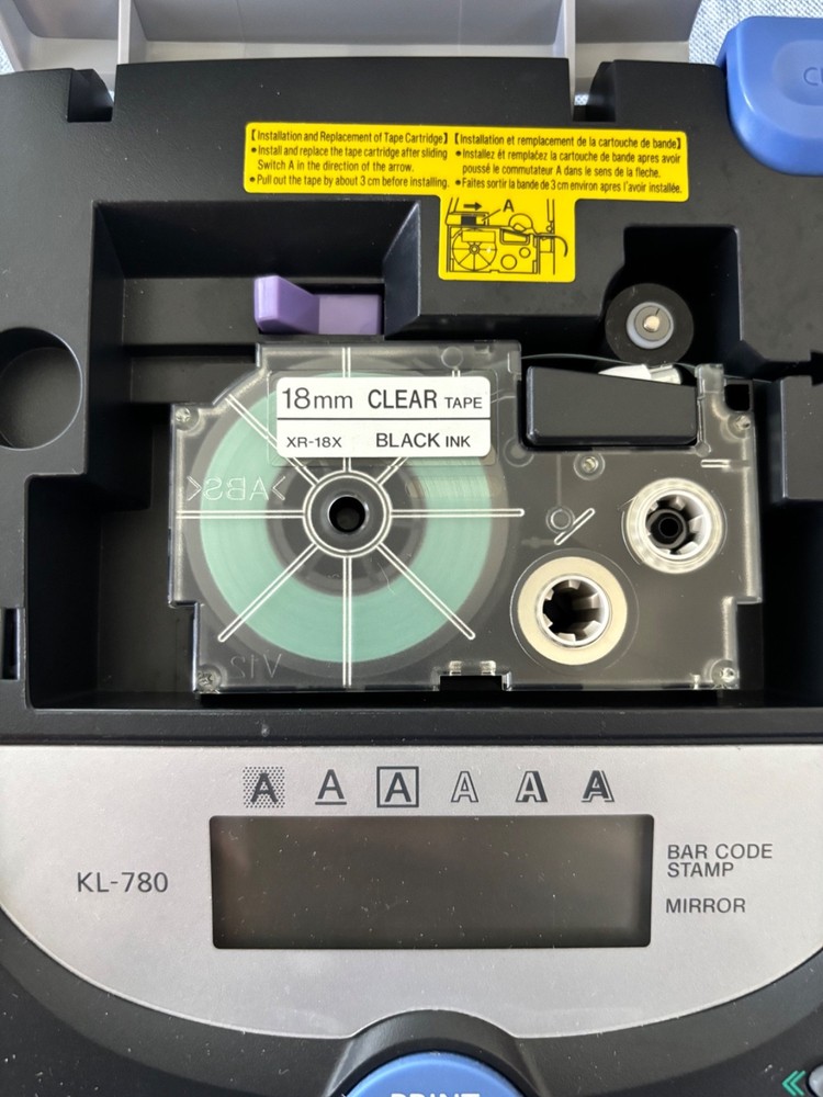 pre-owned Casio KL-780 EZ-Label Printer 6mm-18mm