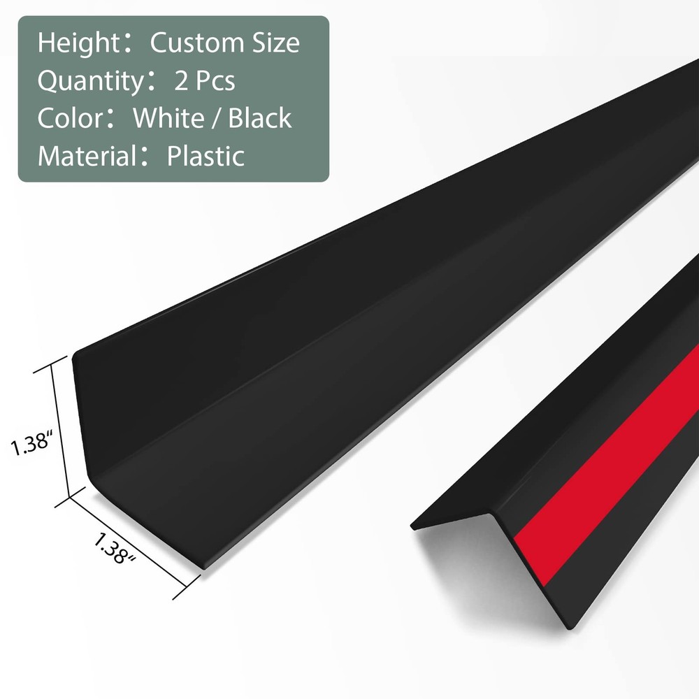 Roller Light Blockers Widened Version (Black)