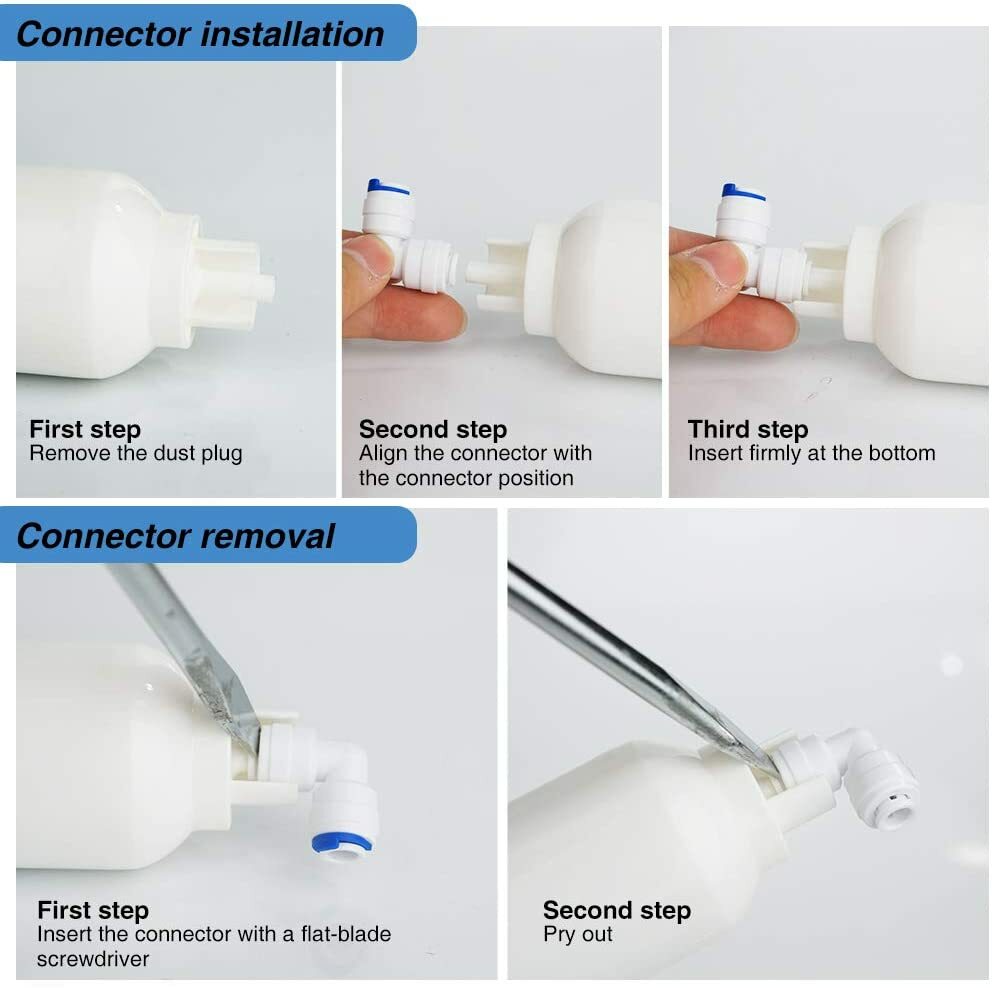 Alkaline Filter - Mineral Water Filter Replacement - pH+ Inline Filter - 2 Pack