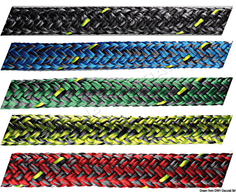 Marlow D2 Racing Braid Black 12 mm