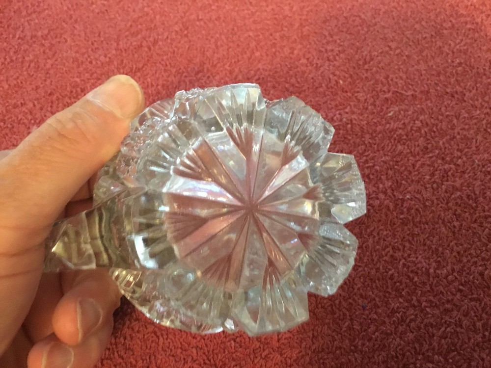 Clear Glass Heavy Cream Pitcher
