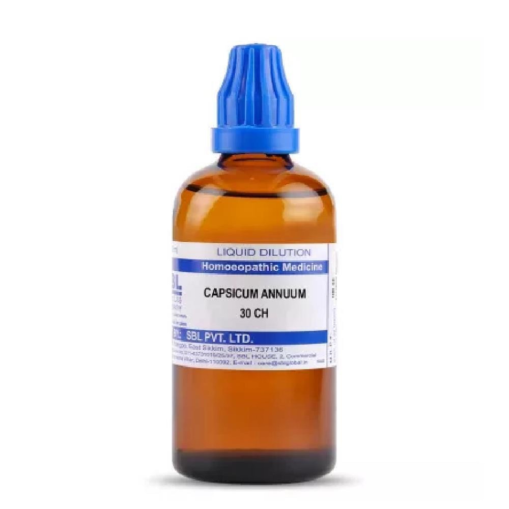 SBL Homeopathic Capsicum Annuum (30 ML / 100 ML) (Select Potency)