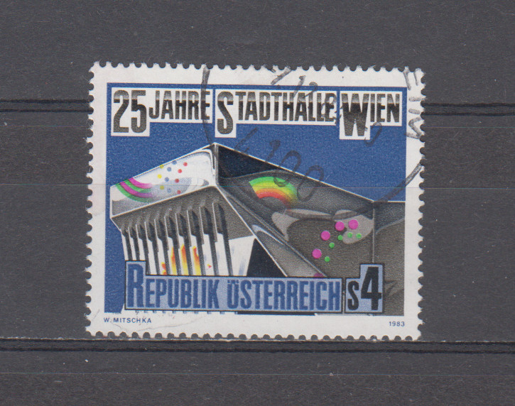 AUSTRIA  : 1983 - USED - SCOTT # 1244  ARCHITECTURE