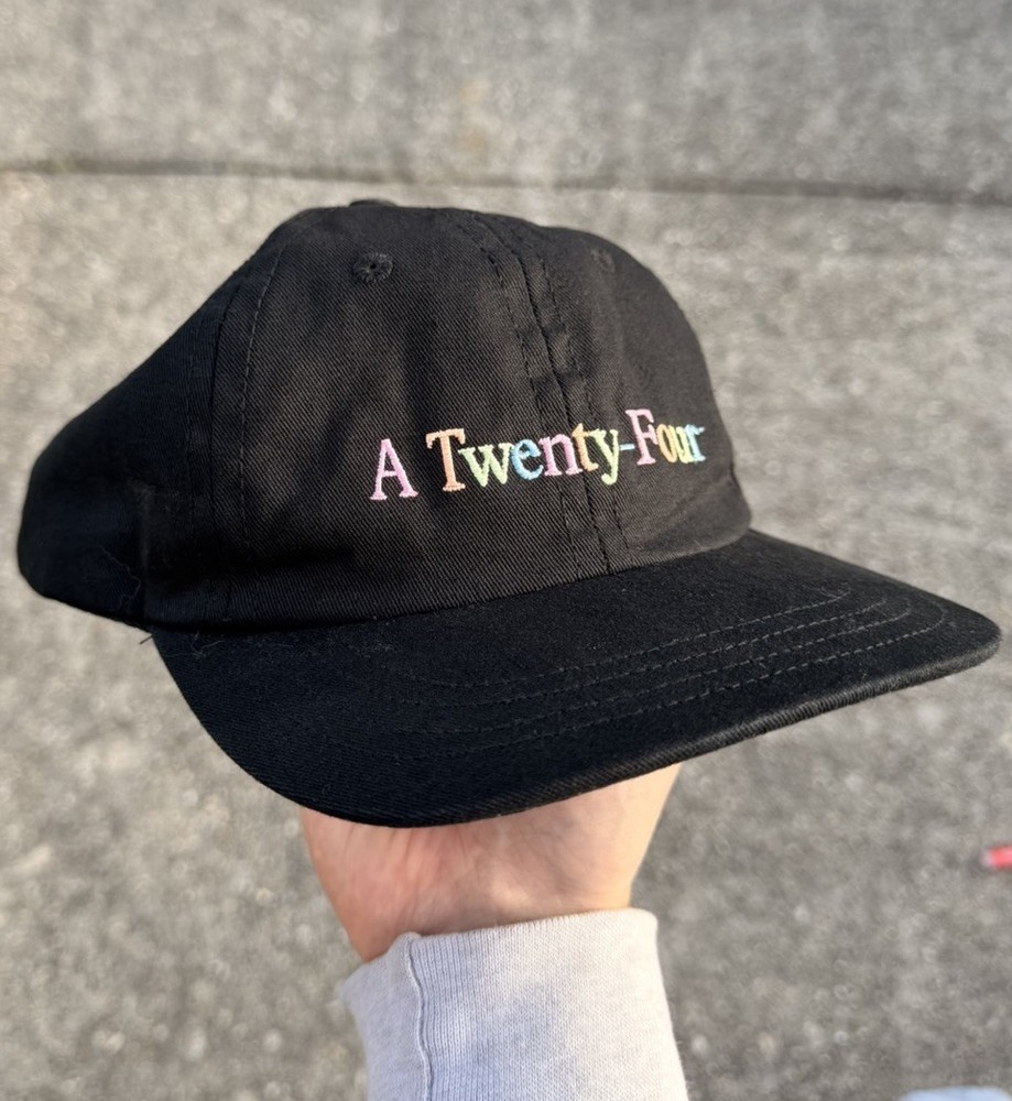 A24 Hat - 'A Twenty-Four' Black Adjustable Hat