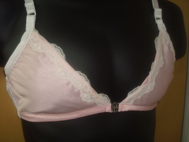 Front Closure Training Bra for Men WHITE - Crossdresser - Custom Made