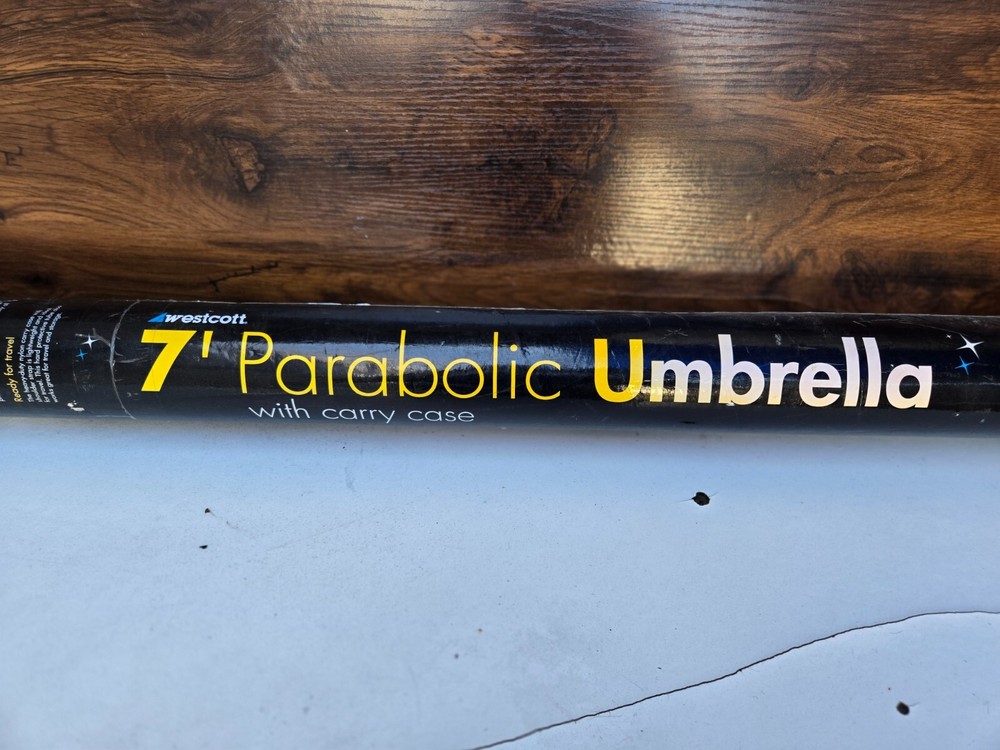 Westcott 7' Parabolic Umbrella, Silver NEW