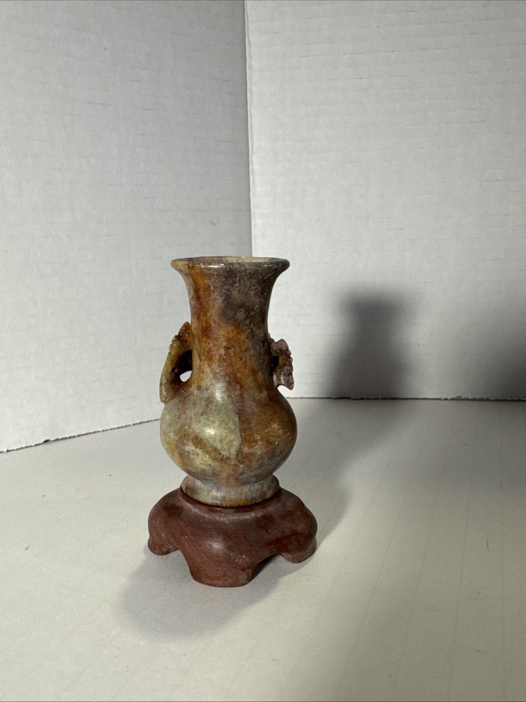 Carved Stone Bud Vase